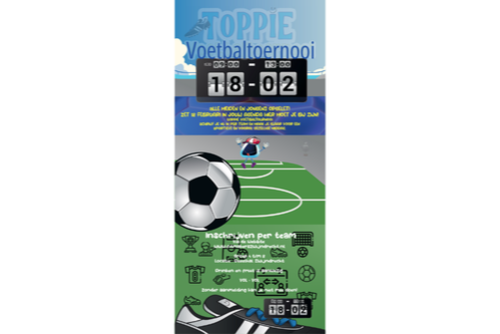 Flyer - Toppie voetbaltoernooi